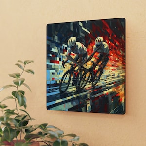 Male Cyclist Clock, Speedy Male Cyclist Clock, Biker Gifts, Bike Lover Gift, Cyclist Clock, Cycling Gifts, Gift for her, Gift for him.