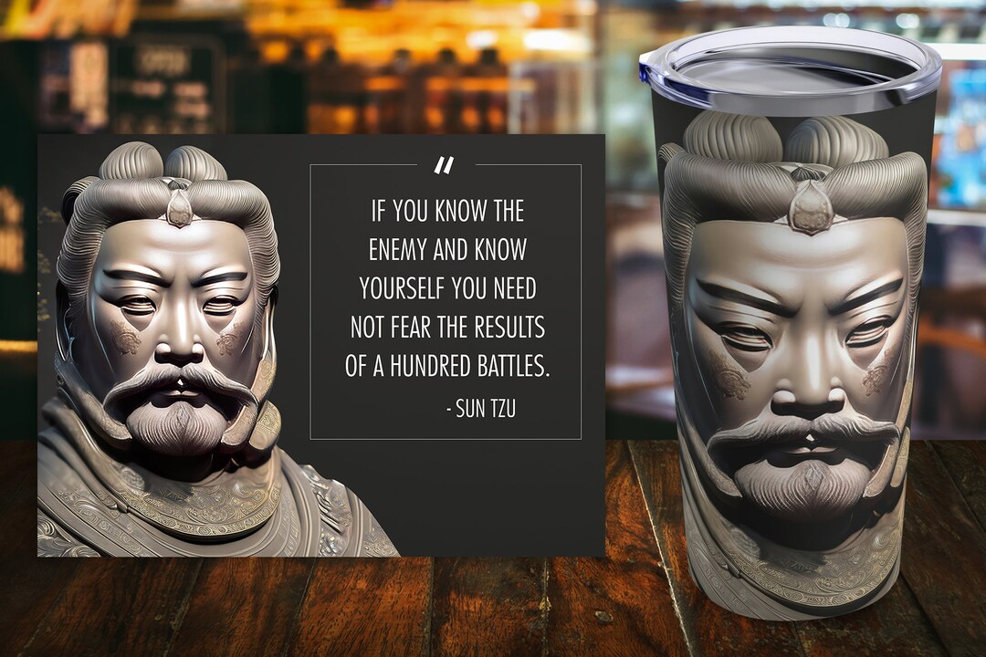 Sun Tzu Die Kunst Des Krieges Zitate Sun Tzu Zitat, Kunst des Krieges, Wenn du den Feind kennst, Zitat