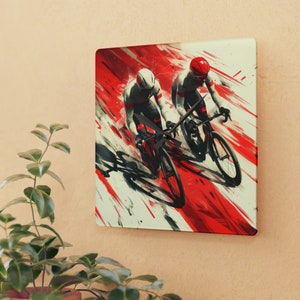 Male Cyclist Clock, Speedy Male Cyclist Clock, Biker Gifts, Bike Lover Gift, Cyclist Clock, Cycling Gifts, Gift for her, Gift for him.