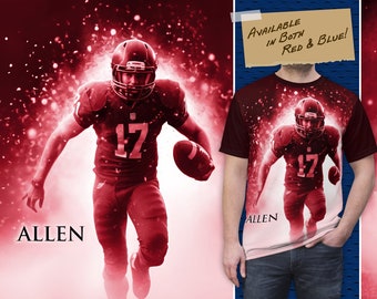 Josh Allen inspired, Winter in Buffalo,  Buffalo Bills Playoff Inspired, Buffalo Blizzard, NFL, Sports Gift for him Short Sleeve Shirt