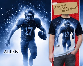 Josh Allen inspired, Winter in Buffalo,  Buffalo Bills Playoff Inspired, Buffalo Blizzard, NFL, Sports Gift for him short Sleeve Shirt