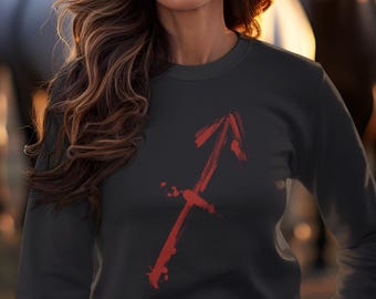 Sagittarius punk Inspired Sweatshirt, Sagittarius Sweatshirt, grunge Sweatshirt, zodiac Sweatshirt, astrology Sweatshirt, gift for her