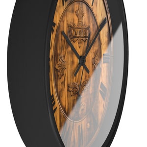 Orologio da parete a forma di botte di whisky, regalo per lui, whisky, botte di Johnnie Walker, orologio per bevitori immagine 3