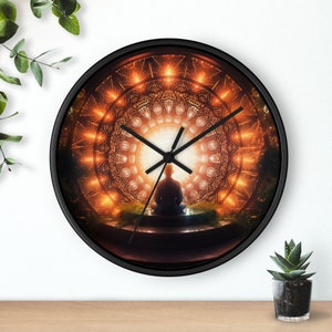 Yoga Meditation Uhr, Yoga Geschenk, Meditation Geschenk, Yoga Uhr, einzigartiges Geschenk, coole Uhr, cooles Geschenk, Geschenk für sie, Geschenk für ihn, Yogi