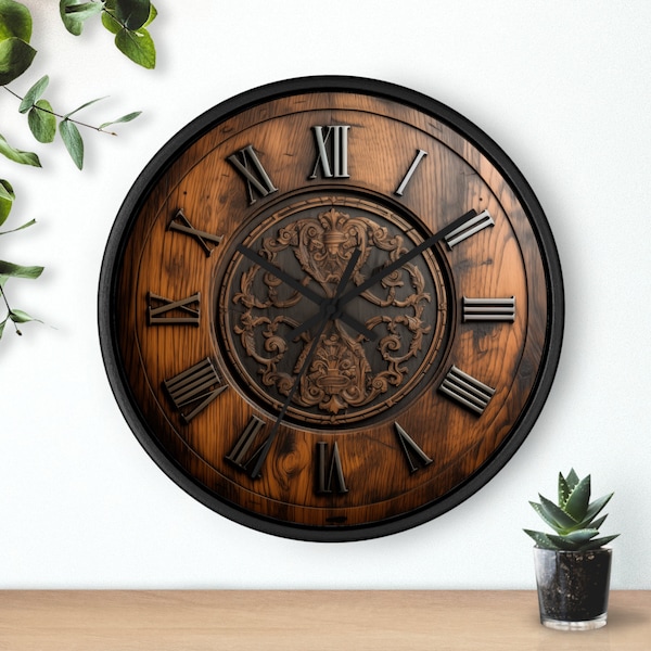 Whiskey Barrel Wall Clock, gift for him, whiskey, barrel, drinkers clock