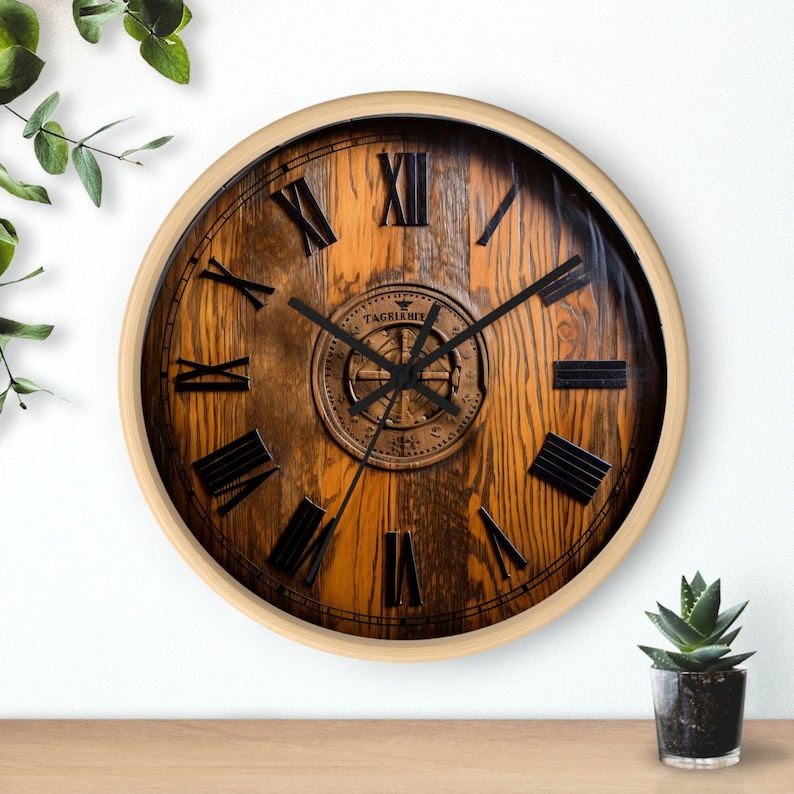 Horloge murale tonneau de whisky, cadeau pour lui, whisky, tonneau Johnnie Walker, horloge pour buveurs image 10