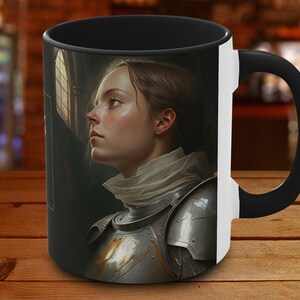 Joan of Arc quote, I am not afraid, Positivity Quote mug, History Appreciation mug, history mug, gift for him, gifts for her