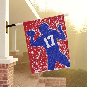 Josh Allen inspired, 17,  Buffalo Bills Playoff Inspired, Bills Mafia, Buffalo Blizzard, NFL, Sports Gift for him, Winter in Buffalo