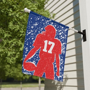 Josh Allen inspired, 17,  Buffalo Bills Playoff Inspired, Bills Mafia, Buffalo Blizzard, NFL, Sports Gift for him, Winter in Buffalo