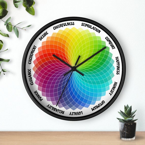 Color Well Clock Color Wheel Designs Clock
