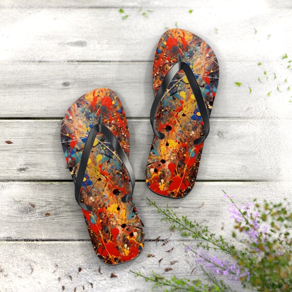 Colorful flip flops sale