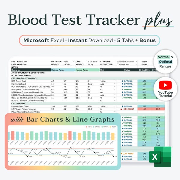 Lab Tracking Spreadsheet - Etsy