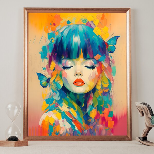 Butterfly Wall Art Etsy