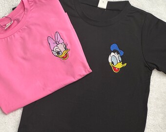 Daisy or Donald Duck Youth Crewneck T-Shirt, Toddler T-Shirt, Boy or Girl Vacation Shirt