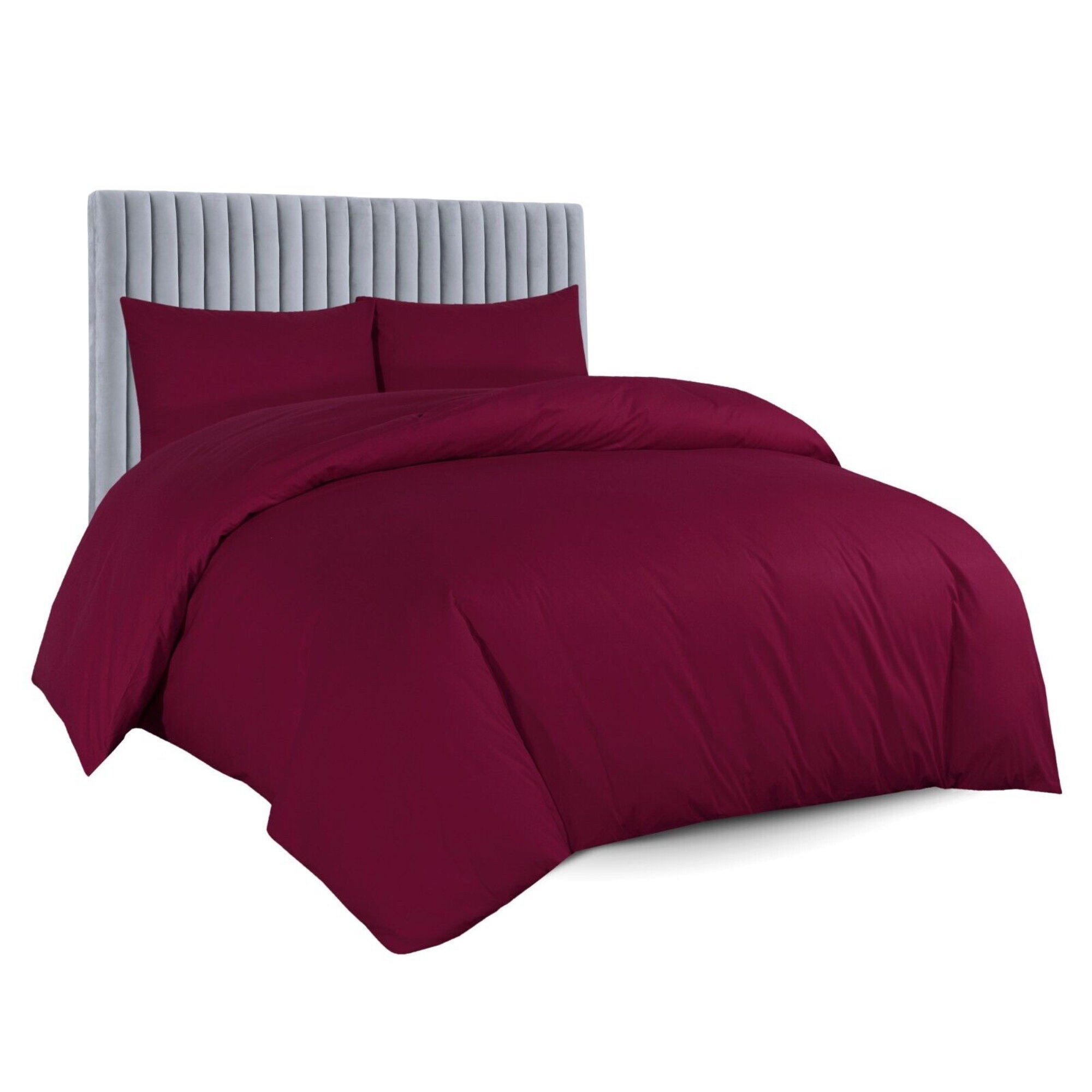 Plain Dyed Duvet Quilt Cover Pillowcases Bedding Sets Single Etsy UK