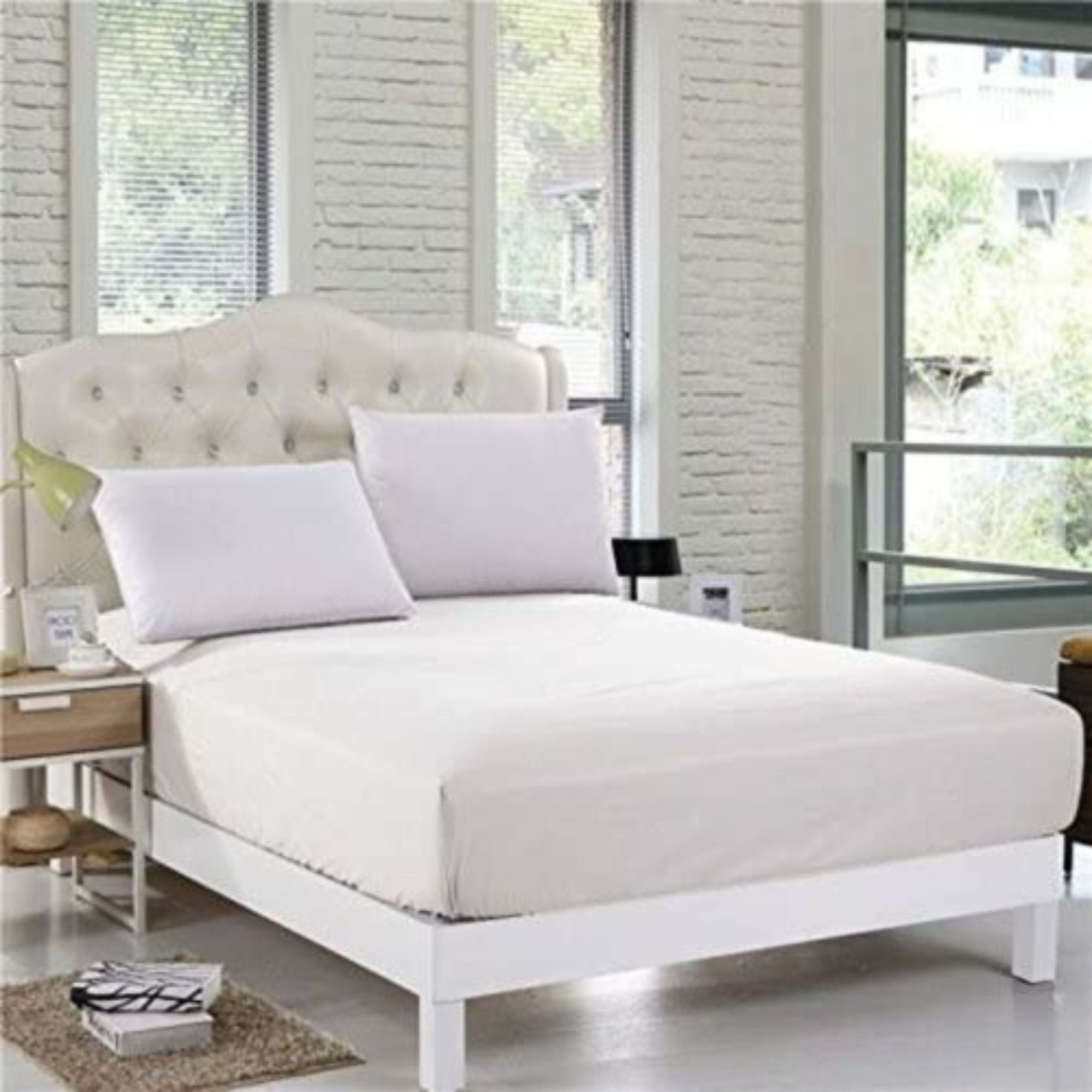 Microfiber Extra Deep Fitted Sheet 10” Inch Mattress Bed Sheets With 2  Pillow Matching Cases