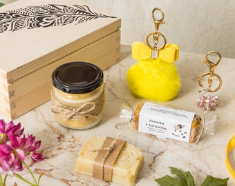 Vela y set de cera de abeja para atraer el equilibrio vital a tu vida, regalo único