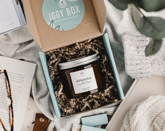 Wick + Wonder | Old Bookshop Scented Candle | Plant-based Soy Wax | Toxin Free