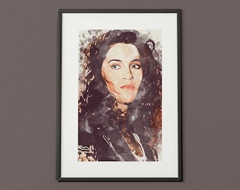 The Lost Boys - Star. A4 painted effect print (no frame)