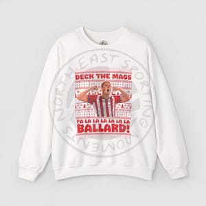 Dan Ballard ‘Deck The Halls’ Christmas Jumper | Sunderland Xmas Sweatshirt Gift