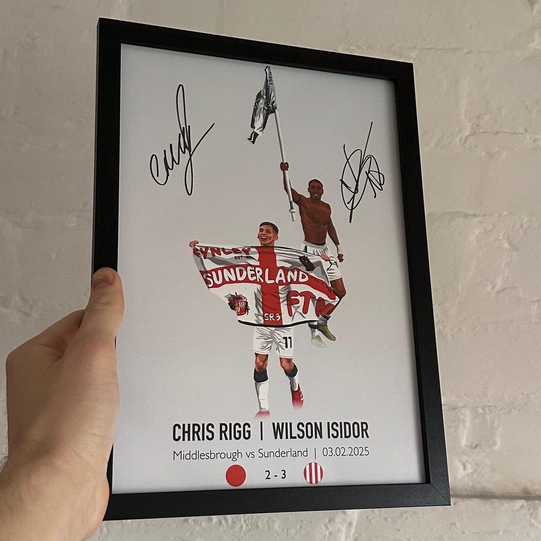 HAND SIGNED by Chris Rigg AND Wilson Isidor Hand Drawing Print ...