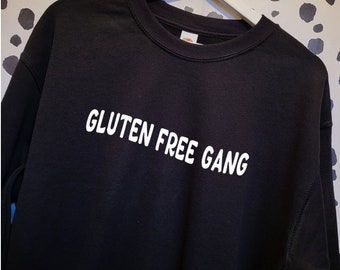 Gluten Free Gang, Gluten Free Gifts, Coeliac Disease, Unisex Tee, Novelty Tee, Funny Tee, Birthday Gifts, Gifts for Her, Gifts for Him