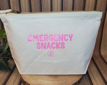 Emergency Snack Bag: Reusable Travel Toiletry Bag - Gluten-Free
