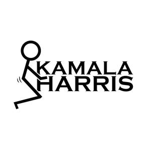 F*ck Kamala Harris Stick Figure - Trump 2024 - Diversi colori e dimensioni - Laptop-Telefono-Finestra-RV- Camper-Car - Go Trump