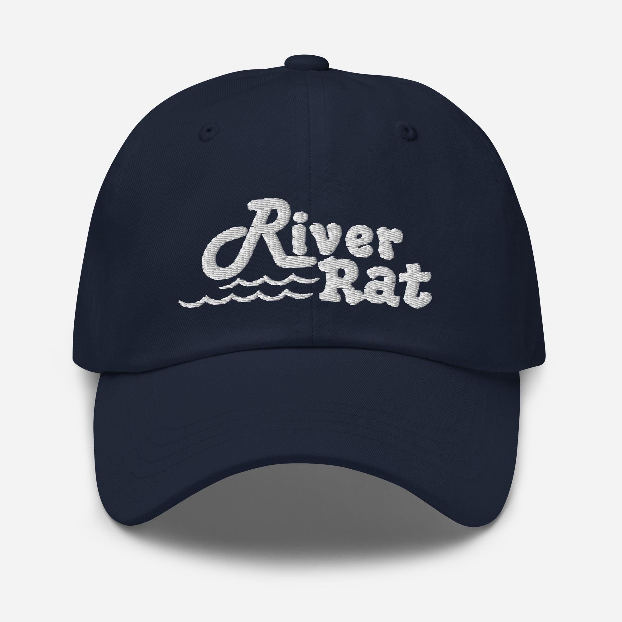 River Rat - Hat - Embroidered Design - Funny Camper - Camping