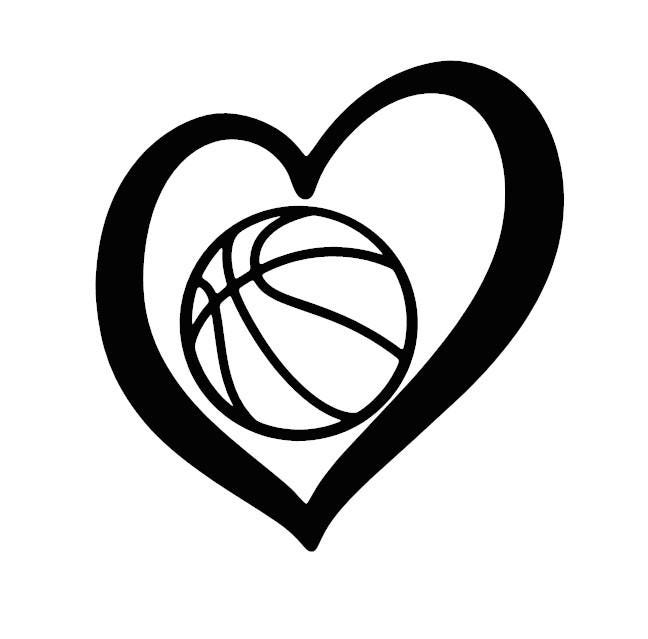 Basketball Splat Decal - Multiple Colors & Sizes - Laptop-phone-window ...