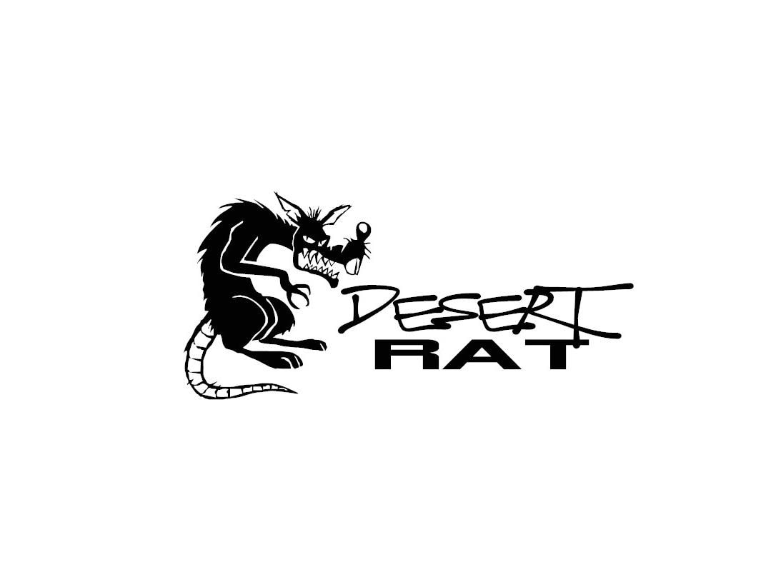 Desert Rat Decal - Multiple Colors & Sizes - Laptop-phone-window-rv ...