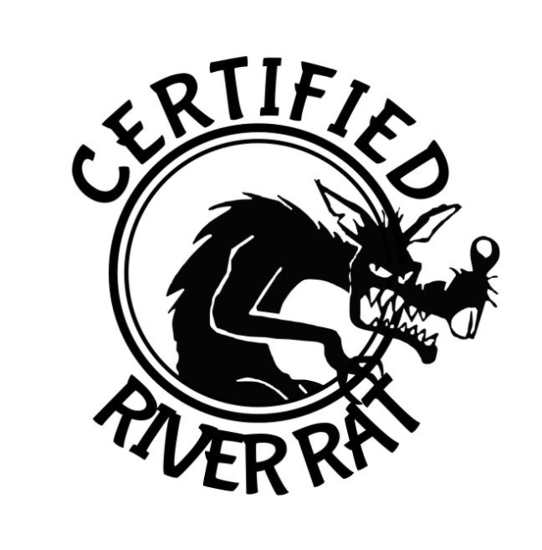 Certified River Rat Decal Multiple Colors Sizes Laptop phone window certified-river-rat-decal-multiple-colors-sizes-laptop-phone-window