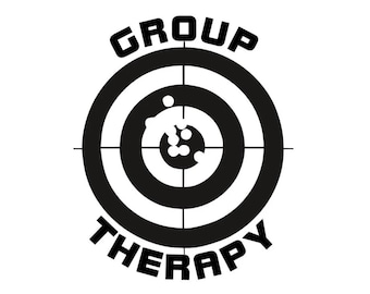 Group Therapy Decal - 2nd Amendment - Multiple Colors & Sizes - Laptop-Phone-Window-RV- Camper-Car