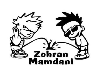 Piss On Zohran Mamdani Decal - Double Up = Save New York - Multiple Colors/Sizes - Laptop-Window-Camper-Car