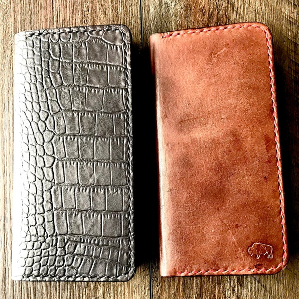 Handmade in USA Roper style wallets