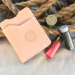 Handmade in USA leather wallet