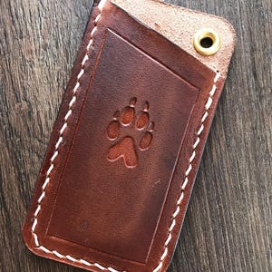 USA handmade knife slips. Hand stitched.