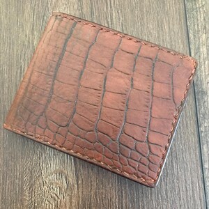 Handmade in USA leather wallet