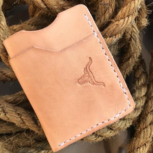 Handmade in USA leather wallet