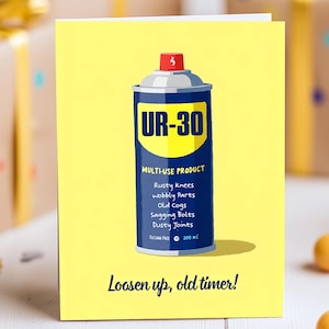 Carte d'anniversaire amusante, 30 ans bien huilée, cadeau d'étape hilarant, carte d'anniversaire pour lui ou elle