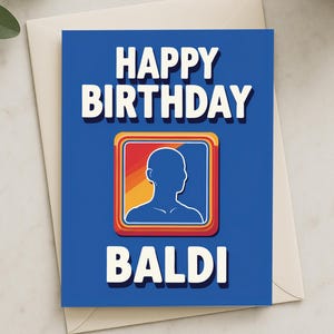 Carte d'anniversaire « OLDI » drôle pour mari, frère, petit ami, père, oncle chauve