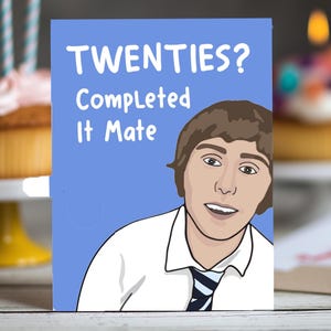 Funny 30th Birthday Card: Inbetweeners Inspired Milestone