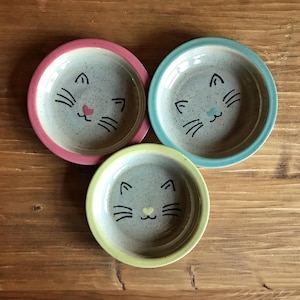 Cat Bowl, handmade, ceramic bowl for cats, size M