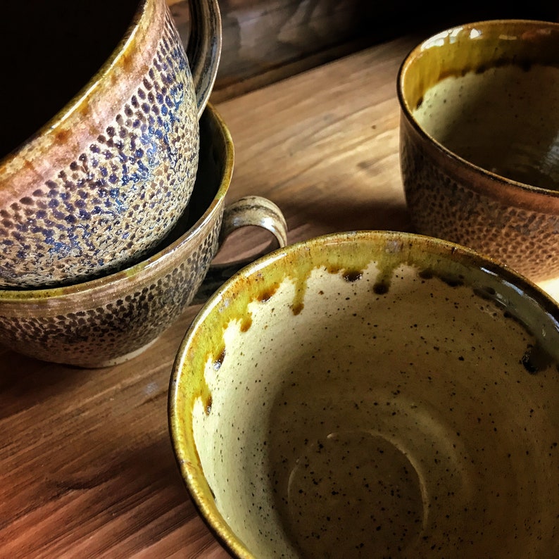 Handmade Mug BLACK PEARL, wheel thrown, ceramic mug, ceramic cup, handmade mug, ashglaze, xxl, high fire, tea mug, extra large mug image 3