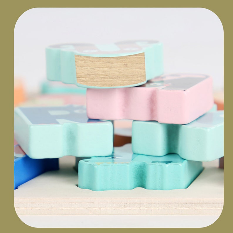 Wooden Alphabet Puzzle, Abc Puzzle, Montessori Board, Educational Board, Animal Alphabet Board ...