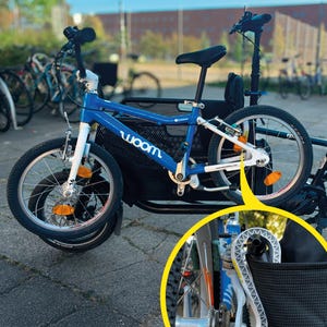 Soporte Bike Holder S 2.0 para bicicletas infantiles y de equilibrio en bicicletas de carga | Compatible con Babboe, Bakfiets, Muli y muchas más | Soporte seguro para bicicletas