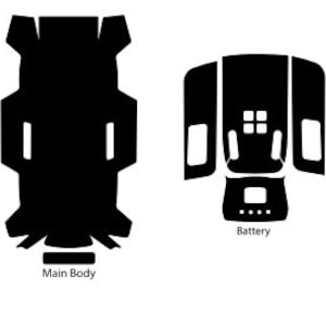 DJI Spark 2017 Skin Simple Wrap Template