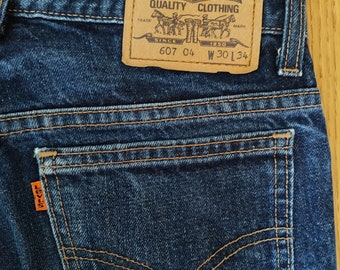 【LEVI’S】607 04 ストレートデニム(W32 L34)英国製 LEVI'S】607 04 ストレートデニム(W32 L34)英国製