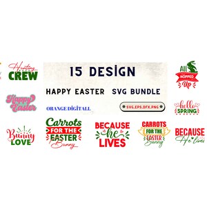 Easter svg, easter svg bundle, happy easter svg, easter bunny svg, spring svg, farmhouse easter svg, easter kids svg, easter egg, easter png