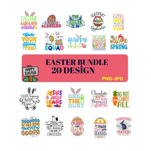 Easter SVG Bundle, Happy Easter SVG, Easter Bunny SVG, Easter Hunting Squad svg, Easter Shirts, Easter for Kids